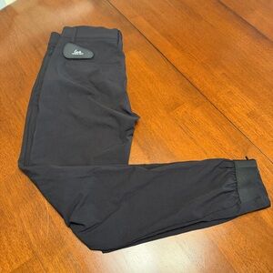 Macade Pants Men 36X26 Regular Slim Fit Tapered Leg Zip Ankle Jogger Golf Black